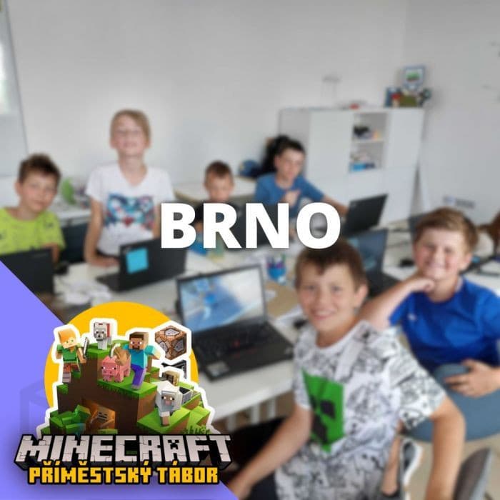 Příměstský tábor Brno - Film Studio ve světě Minecraftu 2026