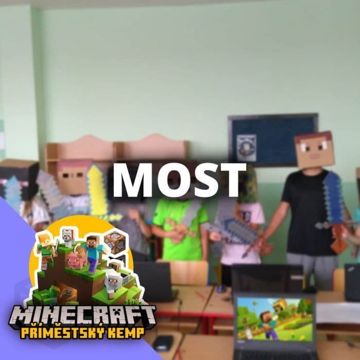 Příměstský tábor Most - Film Studio ve světě Minecraftu 2026