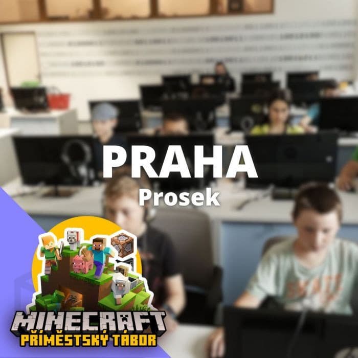 Příměstský tábor Praha Prosek - Film Studio ve světě Minecraftu 2026