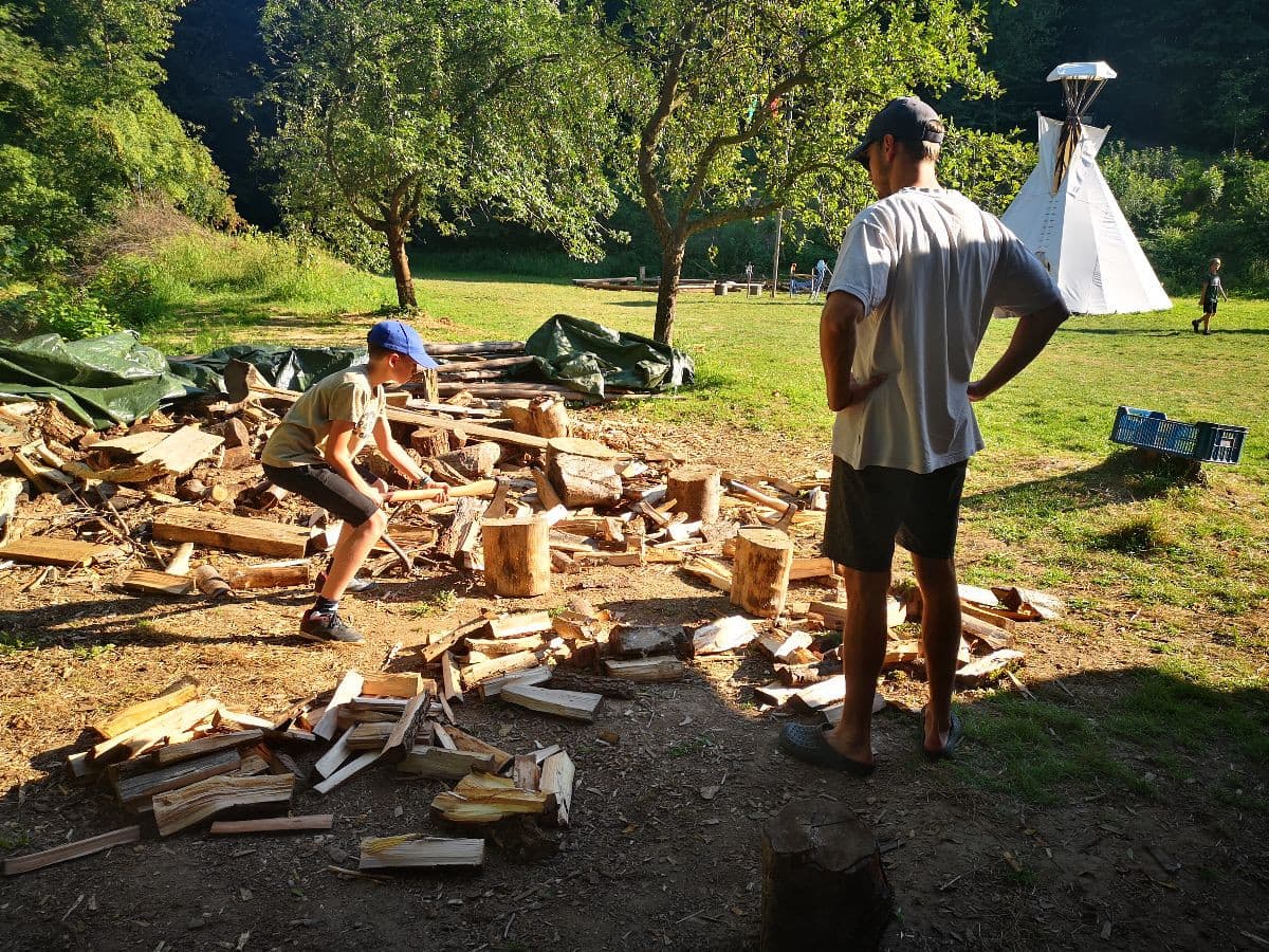 Stanový tábor v beskydské přírodě (letošní téma: Vinnetou) - fotka 5